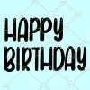 Happy Birthday Banner SVG, Happy Birthday SVG, Birthday SVG, Happy Birthday Garland, Happy Birthdays, Birthday Decoration SVG, its my birthday SVG file