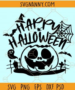 Happy Halloween Svg, Halloween Pumpkin Svg, Witch Svg, Pumpkin SVG, Halloween Scary Pumpkin SVG, fall svg, Halloween shirt svg, Halloween svg, Halloween Svg file