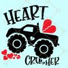 Heart Crusher truck Svg, Truck Vector Clipart, Valentine truck SVG, Heart Crusher Svg, Valentine SVG free, Valentines Day Svg, Heart Svg, Valentine Shirt Svg, valentine svg files for Cricut, valentine card svg, Happy Valentine SVG