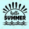 Hello Summer svg, hello sweet Summer svg, summer shirt svg, Summer door Sign svg, summer sign svg, Hello Summer svg Files