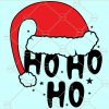 Ho Ho Ho SVG, Ho Ho Ho With Santa Hat SVG, Santa Claus Svg, Christmas Lights Svg, Ho Ho Ho svg Santa, Santa face svg, Christmas svg file