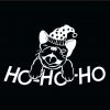 Christmas dog SVG, ho ho ho svg file,  Dog paw Christmas SVG, Snowflakes svg, First Christmas SVG, Dog svg, Dog svg files
