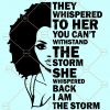 I Am the Storm SVG, Strong African Woman SVG, Black History Month Svg