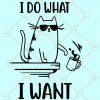 I do what I want cat svg, cute cat svg, do what I want svg, funny cat svg, cat lover svg