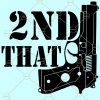 I 2nd Second That SVG, Second Amendment SVG, I second that SVG, 2nd Amendment SVG,  Defend the Second Amendment SVG, riffle American flag svg, flag of guns svg, ar 15 svg, gun Owner Rights svg files