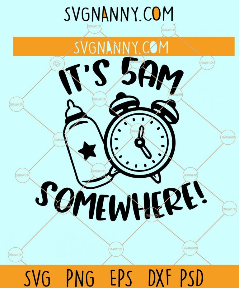 It's 5 O'Clock Somewhere SVG file