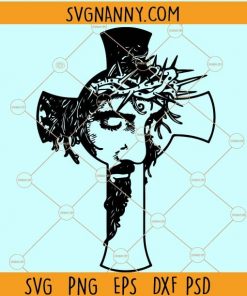 Jesus Cross SVG, Jesus on the cross svg, Jesus SVG, Cross Svg, Easter cross svg, Jesus Crucifix svg,  Christian Cross SVG, Faith svg, Religious svg, Resurrection svg files