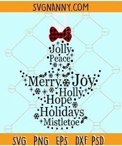 Joy Hope Peace Love Merry svg - Christmas words svg, Christmas Svg, Christmas ornament svg, Merry Christmas svg Files