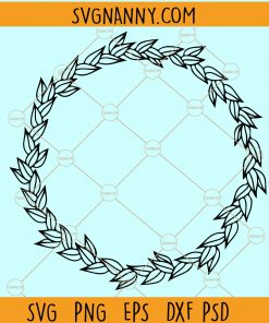 Laurel wreath SVG, flower ring SVG, Wreath Svg, Laurel Svg , laurel wreath vector, laurel wreath png free download, printable laurel wreath template, laurel png, monogram wreath svg file
