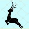 Merry Christmas Deer SVG, Leaping reindeer svg, Christmas Reindeer svg, Merry Christmas Svg, Cute Christmas Reindeer SVG, Christmas Reindeer Design svg  files,  Christmas Sign Svg, holiday svg files