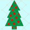 Leopard print Christmas Tree SVG File, Christmas SVG, Merry Christmas Svg, Christmas Png, Christmas Svg files