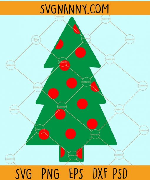 Leopard print Christmas Tree SVG File, Christmas SVG, Merry Christmas Svg, Christmas Png, Christmas Svg files