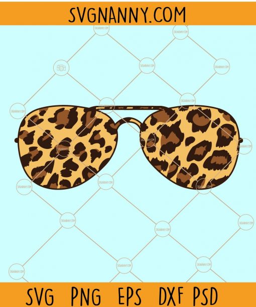 Leopard print sunglasses SVG, Sunglasses svg, Sunglasses leopard print SVG, leopard print SVG, Animal print svg, Leopard print svg, Summer svg  Files