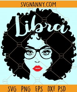 Libra afro girl SVG, Libra Girl Svg, Libra svg, Birthday Queen svg, Birthday Girl svg, Cute Afro Puff Svg, Libra Svg File, September girl svg, October birthday Svg, Birthday month Svg files