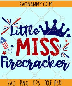 Little miss firecracker SVG, miss firecracker SVG, kids 4th of July svg, 4th Of July svg, Independence day SVG, Merica sunglasses svg, firecracker SVG, girl 4th Of July svg Files