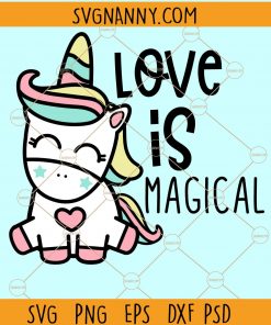 Love is magical unicorn SVG, Magical unicorn svg, Love is magical unicorn Valentine SVG, Love is magical svg, unicorn love is magical svg, Peace love unicorn svg, unicorn dabbing svg, unicorn birthday svg Files