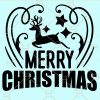 Merry Christmas Reindeer SVG, Rustic Christmas SVG, Reindeer svg, Holiday Clipart, Christmas shirt svg, Leaping Reindeer Svg Christmas Svg file