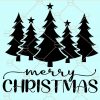 Merry Christmas Svg, Christmas Trees Svg, Funny Christmas Shirt Svg File, Merry Christmas SVG, Holiday SVG, Winter scene Christmas svg, Xmas svg Files
