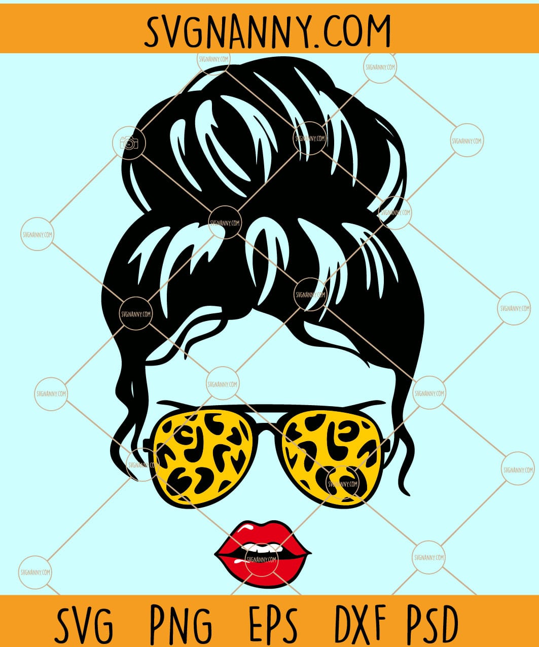Top knot svg dxf,ai,eps Head Hair Bun Silhouettes 60 % OFF Face Girl with lashes Svg Instant Download png Messy Bun svg Mom life