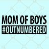 Mom of boys outnumbered SVG, Boy mom svg, Mom of boys svg, #outnumbered svg, raising boys svg, mothers day svg, Blessed with boys svg, Mom svg files for cricut, Boy Mama Svg, From Son up to Son Down svg, mother of boys svg, Boy Mom Shirt svg, Mom of Boys shirt Svg