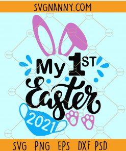 My First Easter Svg girl, Bunny Svg, Boy Bunny Svg, boy easter svg, My First Easter Svg, Easter girl svg, Easter svg files for cricut, Happy easter svg, Easter svg Kids, Easter bunny svg  file