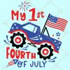  My first 4th of July svg, kids 4th of July svg, My 1st 4th Of July SVG, My First Fourth Of July SVG, Independence day SVG, kids patriotic svg Files