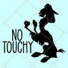 No Touchy SVG, The Emperor’s New Groove svg, Kuzco  svg, Disney svg, Kuzco Llama svg, Llama svg  file