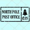 North Pole AirMail svg , Santa Stamp, Christmas Letter, Santa Sack, Polar Express SVG, Merry Christmas Svg, Christmas Png, Christmas Svg files