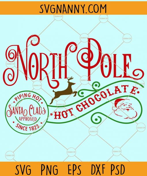 Northpole SVG, Northpole hot chocolate, Northpole png, Northpole hot chocolate png, Northpole hot cocoa SVG, Northpole hot chocolate SVG, Northpole stamped SVG, Northpole hot chocolate wterslide, Northpole waterslide files