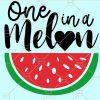 One in a Melon Svg, Watermelon Svg, Summer Svg, One in melon png, Summertime Svg, Watermelon Shirt svg, Watermelon Popsicle Svg, Summer Girl svg  Files