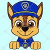 Paw Patrol Svg, Chase SVG, Kids cartoon Svg, Paw Patrol Cartoon Svg, kids shirt svg, Paw Patrol Characters svg, Chase Paw Patrol svg file