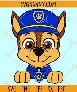 Paw Patrol Svg, Chase SVG, Kids cartoon Svg, Paw Patrol Cartoon Svg, kids shirt svg, Paw Patrol Characters svg, Chase Paw Patrol svg file