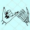 Skeleton hands svg, Pinky Promise svg, Skeleton hand, skeleton svg, skeleton cut file, Halloween svg, Fingers Svg, Pinky Promise Hands Svg, Lovers Svg, BFF Svg, Best Friends Svg  file