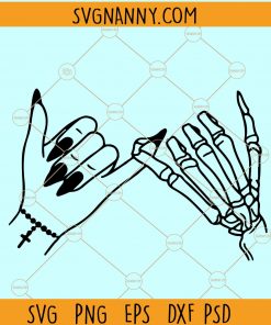 Skeleton hands svg, Pinky Promise svg, Skeleton hand, skeleton svg, skeleton cut file, Halloween svg, Fingers Svg, Pinky Promise Hands Svg, Lovers Svg, BFF Svg, Best Friends Svg  file