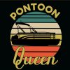 Pontoon Queen life is better at the lake SVG, Pontoon Queen SVG, life is better at the lake SVG, Pontoon Svg, lake life svg  files