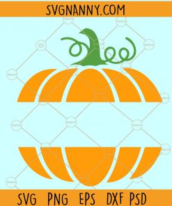 Pumpkin Split Monogram SVG, Halloween SVG, Fall svg, Pumpkin Monogram SVG, Fall Monogram SVG, Split Pumpkin svg, pumpkin Name svg files