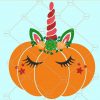 Pumpkin Unicorn SVG, Pumpkin With flowers SVG, unicorn birthday SVG, Halloween unicorn SVG, Halloween Unicorn SVG, fall unicorn SVG, magical unicorn SVG, pumpkin unicorn SVG  Files