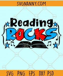 Dr Seuss Reading Rocks Svg, Dr Seuss Svg, Thing 1 Thing 2 Svg, Reading Rocks Svg, The Things Svg, Reading Books Svg  file