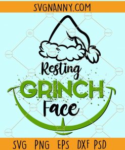 Resting Grinch Face Svg , Resting Grinch Face Png , Mr. Grinch face Svg , Christmas Svg files