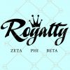Royalty zeta phi beta svg, zeta Phi Beta svg, Zeta svg, 1920 zeta phi beta, Zeta Phi beta svg, Z phi B, sorority svg file