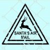 North Pole AirMail, Santa Stamp, Christmas Letter, Santa Sack, Polar Express SVG, Merry Christmas Svg, Christmas Png, Christmas Svg files
