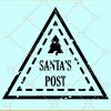 North Pole Mail svg, Christmas Mail svg, Santa Claus Mail svg, Postage Mail svg