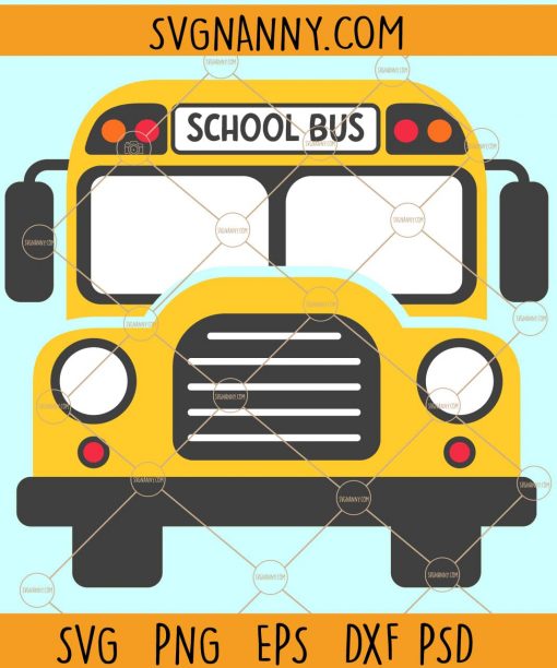 School bus svg, school svg file, back to school svg, school bus monogram svg, school driver svg, School bus png, school bus name frame split monogram svg, front bus svg Files