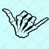 Skeleton shaka hand svg, Skeleton hand, Shaka sign svg, aloha shirt SVG, Shaka Brah SVG, Hang Loose SVG, Mahalo svg, Mahalo Hand svg, Positive svg, Surf Hand svg, Hawai Surf Culture SVG Files