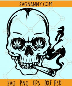 Skull smoking svg, Skull Smoking weed SVG, smoking skull svg, Skull Svg, Smoking Cannabis Svg, Smoking marijuana Svg file