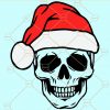 Skull with Santa Hat SVG, Skull Santa hat SVG file, skull SVG, Christmas skull svg, mom life Christmas SVG, Christmas svg file, Mom Skull Christmas svg files