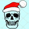 Skull with Santa Hat SVG, Skull Santa hat SVG file, skull SVG, Christmas skull svg, mom life Christmas SVG, Christmas svg file, Mom Skull Christmas svg Files