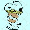 Snoopy Hug Baby Yoda SVG, Snoopy and baby yoda SVG, Cute Snoopy Dog SVG, Baby Yoda SVG, Baby Alien SVG, snoopy SVG free, Baby yoda SVG, snoopy hug baby yoda
