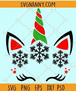 Snowflake Unicorn Svg, Christmas Unicorn SVG, Girl Christmas Shirt SVG, unicorn SVG, Unicorn snowflakes SVG, Christmas snowflakes SVG, Christmas SVG free, Christmas SVG, Christmas Unicorn SVG  files