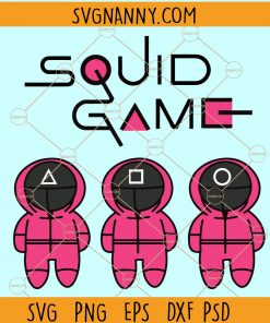Squid game SVG, Squid Game characters svg, Netflix squid game svg, squid Game Doll SVG, jug del calamar muneca svg File